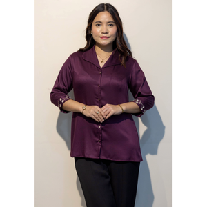 Chemise élégante pour femme en coton Giza, qualité supérieure, vêtements décontractés, fournisseur OEM - Product Image 2