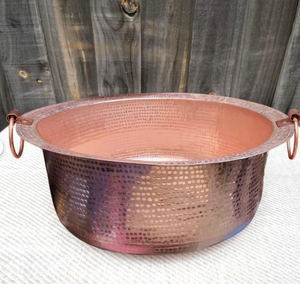 ถังแช่แชมเปญโลหะชุบทองแดงพร้อมหูจับ ถังน้ำแข็งสำหรับเครื่องดื่ม ตู้แช่ไวน์ อุปกรณ์บาร์หรูหรา และอุปกรณ์ปาร์ตี้ ตู้แช่ไวน์และเบียร์ - Product Image 5