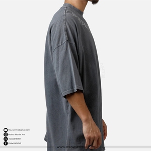 Camiseta Premium de Manga Corta Oversize 100% Algodón, con Logotipo Personalizado, Impresión DTG, Unisex, Corte Cuadrado, Cuello Redondo, Estilo Urbano Ecológico - Product Image 2