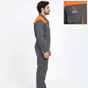 Combinaison de sécurité haute visibilité, vêtements de travail réfléchissants, tissu respirant, matériau durable, coupe confortable, vêtements de chantier OEM - Product Image 4