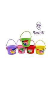 Bolso de mano de yute al por mayor, cesta de cuerda de algodón colorida, ecológico, festivo Holi, para vacaciones, con asa, para niñas - Product Image 6