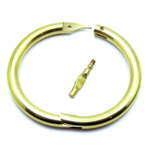 Top Grade Brass Bull Nose <b>Ring</b> 3 Inch with Screw Cattle Control Veterinary Instrument Durable Livestock Farm Handling Tool - Product Image 6
