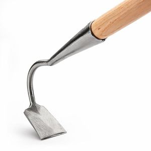 Kit d'outils de jardinage professionnels Linea Exports Inc avec manche en bois, fourche à main, truelle et désherbeur pour jardin domestique - Product Image 3