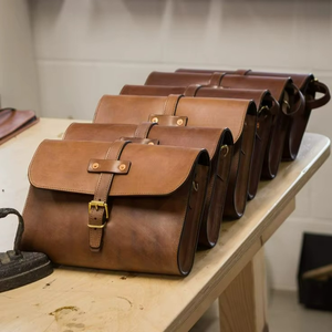 Bolsos de Mano de Cuero de Diseño Personalizado para Mujer, Estilo Crazy Horse, con Forro de Algodón, Dos Correas para Viajar, Portátil, Cuadernos - Product Image 2