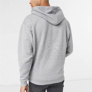 Sweat-shirt à capuche surdimensionné personnalisé, style streetwear, coupe ample, pull à capuche - Product Image 3