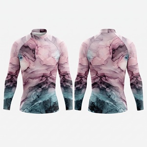 เสื้อว่ายน้ำสั่งซื้อจำนวนมาก UPF 50+ ป้องกันแสงแดด แห้งเร็ว แขนยาว - Product Image 3