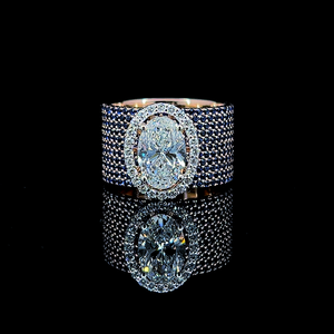 Anillo de Diamantes Premium para Mujer, Joyería de Lujo Brillante para Bodas, Fiestas, Aniversarios y Ocasiones Especiales - Product Image 2