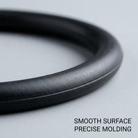Hochtemperaturbeständiger (-20°C bis +220°C) FKM O-Ring, 2,2 mm Querschnitt, Außendurchmesser 6-80 mm, Fluorkautschuk-Dichtungsring, 70-90 Shore-Härte