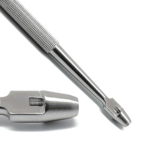 7-Piece Manual Dental Surgical Tissue Punch Set 4mm Straight Curved Implant Instruments Stainless Steel by <b>Blush</b> surgical - Product Image 5