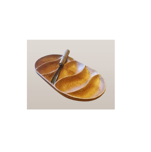 Plato de Servir de Madera Moderno Hecho a Mano con Compartimentos, Ecológico, Organizador de Aperitivos y Condimentos, Forma de Árbol, Técnica Pulida - Product Image 1