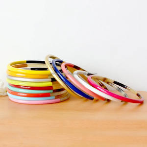 Genuine Natural Buffalo Horn Bangle Eco-Friendly Animal Style Fashion Jewelry Best Quality for Wedding Falak <b>World</b> Export - Product Image 4