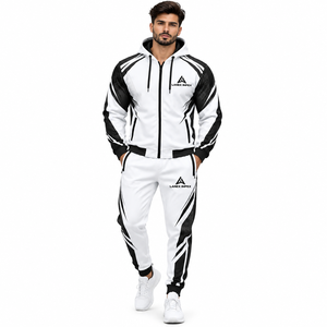 Wholesale Custom Sublimation <b>Tracksuit</b> for Sports Teams Personalized Training Jacket and Pants Set Breathable Athletic Sports - Product Image 2