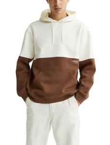 Sudadera con capucha unisex de gran tamaño y peso pesado, de algodón de alta calidad con Sudadera con capucha Bordado de lana y hombros caídos, estampado de invierno para hombre - Product Image 4