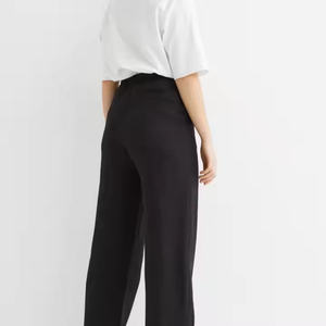 Pantalon de jogging pour femmes, taille élastique, confortable, décontracté, en coton et lin, pour l'été, pantalon de fitness, pantalon slim - Product Image 5