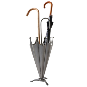 Porte-parapluie autoportant en fer finition bronze/revêtement en poudre galvanisé, capacité unilatérale, pour la décoration de la maison, des hôtels et des halls d'entrée - Product Image 4