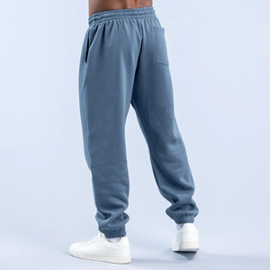 Men's Pants Washed 2026 Newest Design Custom Sweat Trouser <b>Oversized</b> <b>Sweatpants</b> Baggy Straight Curved Striped For Men Pakistan - Product Image 2