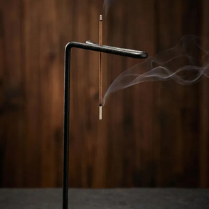 Square Wooden Incense Holder Black Iron Frame Hanging Incense <b>Stand</b> for <b>Night</b> Rituals Minimal Calm Incense Stick Holders - Product Image 4