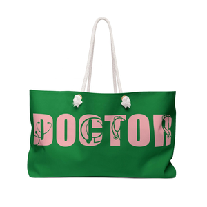 Bolsa de Viaje Grande Verde y Rosa para Doctoras, Regalo para Damas de Honor, Regalo para Mamá, Bolsa de Playa Inspirada en la Hermandad - Product Image 2