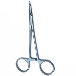 Pince à moustiques personnalisée avec logo doré, en acier inoxydable de haute qualité, vente en gros, porte-aiguille hémostatique, emballage optimal, meilleure pince à moustiques - Product Image 5
