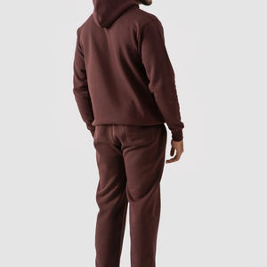 Ensemble de survêtement unisexe de luxe en molleton zippé, coupe oversize, pour l'hiver, vente en gros, collection 2026 - Product Image 2