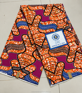 Red <b>Navy</b> Blue Luxury African Wax Print Ankara Fabric Abstract Geometric Pattern for <b>Women</b> Dressmaking - Product Image 6