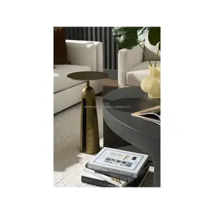 Mesa de centro rústica de hierro y metal con acabado vintage, mesa de comedor industrial estilo granja, mesa de metal de construcción robusta de Zahid Exports - Product Image 3