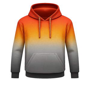 Sweat-shirt à capuche pour homme, vert, imprimé éclairs numériques, coupe classique, streetwear décontracté, tricoté en polyester, pour l'automne - Product Image 6