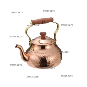 Premium Quality Round Shape <b>Tea</b> Coffee <b>Kettle</b> Latest Design Customized Size Copper <b>Tea</b> Coffee Kahwa Pot By Home Arts - Product Image 3
