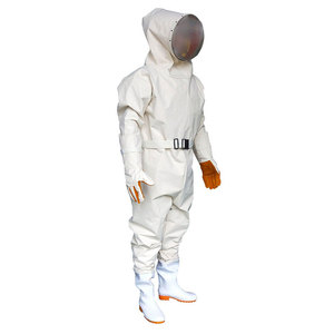 Traje Protector Casual para Apicultor, con Velo, Cobertura Total del Cuerpo, Blanco, Material Plástico Antiestático, para las Cuatro Estaciones, Ropa de Trabajo para Granjas Apícolas - Product Image 1