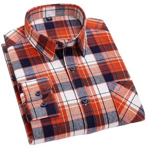 Chemise en flanelle pour homme, dernière mode, vente en gros, OEM, décontractée, manches longues, best-seller, 100% coton, séchage rapide, respirante, design personnalisé - Product Image 1