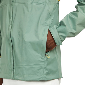 Custom Designed <b>Long</b> Winter Rain <b>Jacket</b> for <b>Men</b> High Street Style Soft Polyester Hooded Stand Pattern Waterproof - Product Image 5
