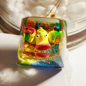 Keycaps Artisanat Forêt Mystique, Keycaps Artisanat Personnalisé, Keycaps Anime Mignons, Keycaps Verts, Ensemble de Keycaps, Keycaps en Bois - Product Image 6