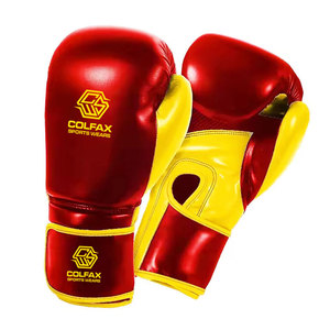 Gants de boxe en cuir unisexe personnalisés, haute qualité, anti-humidité, confortables, vente en gros, pour la vente en ligne - Product Image 1