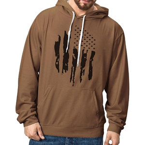 Men's Vintage Washed Black Studded pullover Hoodie Oversized Streetwear Fashion Hoodie Casual Urban Style Digital Printing - Product Image 4