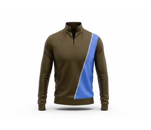 Wholesale Custom Quarter Zip Jacket for Football Teams for <b>Men</b> Women Youth Sportswear Quick Dry Team <b>Pullover</b> - Product Image 5