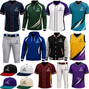 Ensembles d'uniformes de baseball/softball réversibles respirants de haute qualité, personnalisables avec nom et numéro d'équipe, kits d'entraînement à séchage rapide, couleur personnalisée - Product Image 6