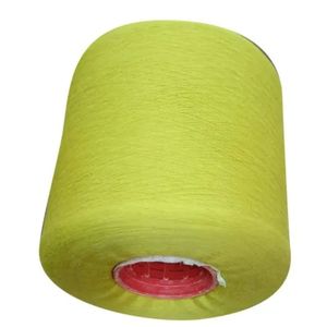 Fil à tricoter 100% coton cardé teint, 100% naturel et pur, recyclable, 6s 30s, écologique, antibactérien, prix abordable - Product Image 2