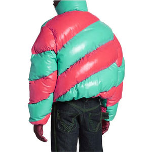 Chaqueta de plumón de lujo para hombre para invierno, chaqueta acolchada de tela premium con alta retención térmica para ropa urbana - Product Image 2