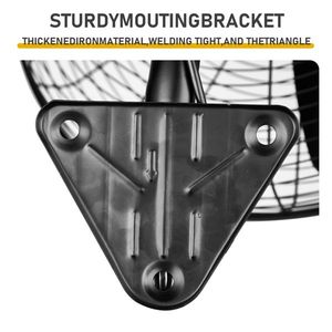 MFJ EW65 26-Inch High Velocity Wall Mounted Fan 4-Speed Industrial Ventilation 100% BLDC Copper Motor 9299 CFM Oscillating - Product Image 4