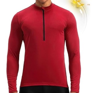Maillot de motocross MX BMX Dirt Bike personnalisé à compression, manches longues, doux, séchage rapide, tout-terrain, course VTT, couleur noire - Product Image 5