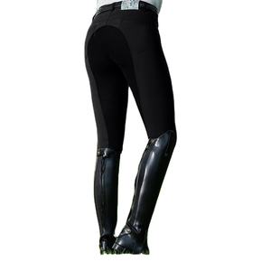 Pantalon d'équitation de haute qualité avec compression à taille haute pour téléphone, legging d'équitation avec logo personnalisé - Product Image 1