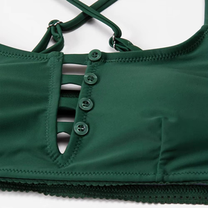 Best Quality Custom Made Women Tankini Set 1 Piece Heavy Duty Spandex/Polyester Breathable Fitness Wear - Product Image 4
