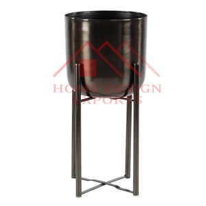 Home & khách sạn kim loại Antique Nickel mạ vòng hiện đại <span class=keywords><strong>planter</strong></span> New Arrival <span class=keywords><strong>2025</strong></span> Hot Bán hiện đại <span class=keywords><strong>planter</strong></span> với khán đài - Product Image 5