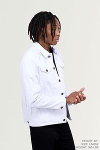 Veste en jean décontractée pour homme, 100 % coton, avec logo personnalisé, respirante, écologique, séchage rapide, pour l'extérieur – Vente en gros, haute qualité - Product Image 4