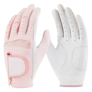 Gants de sport DARIB IMPEX en cuir de chèvre gaufré, maille respirante rose, fermeture à enfiler, unisexe pour les mains - Product Image 1