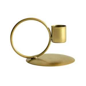 Geometric Metal Tea Light <b>Holder</b> Gold Color Home Decoration Heat Resistant Fancy Shape - Product Image 5