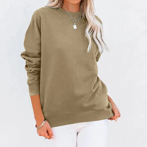 Nueva Llegada, Venta Directa de Fábrica, Sudaderas de Invierno para Mujer, Diseño Personalizado en la Parte Delantera, Lisas de Alta Calidad, 100% Algodón - Product Image 6