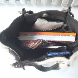 Sacs à main en cuir de vachette pour femmes, design tendance, prix bas, grande capacité, sac à main en cuir de vachette véritable pour femmes - Product Image 5