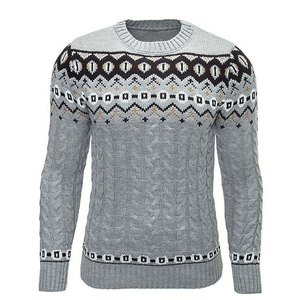 Men's Lightweight Winter Pullover Sweater 100% Cotton Soft Knitwear Warm Casual Breathable Anti-Pilling - Product Image 5