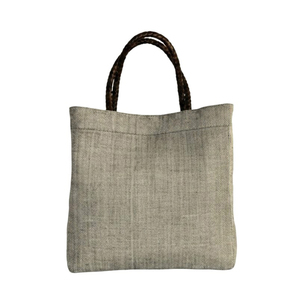 Sac fourre-tout unisexe Royaa de style américain, multi-poches, avec logo vintage brodé, résistant à l'eau, 15,75 pouces, en laine tannée végétal - Product Image 5